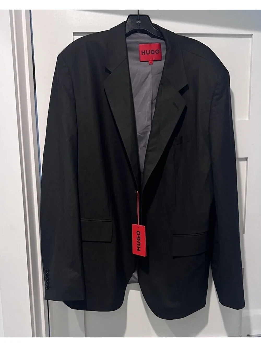 $569 NEW Hugo Boss Men's Super-Flex  Black 48R  Jacket